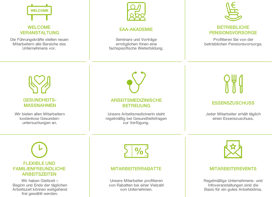 Unsere EAA-Benefits Unsere EAA-Benefits