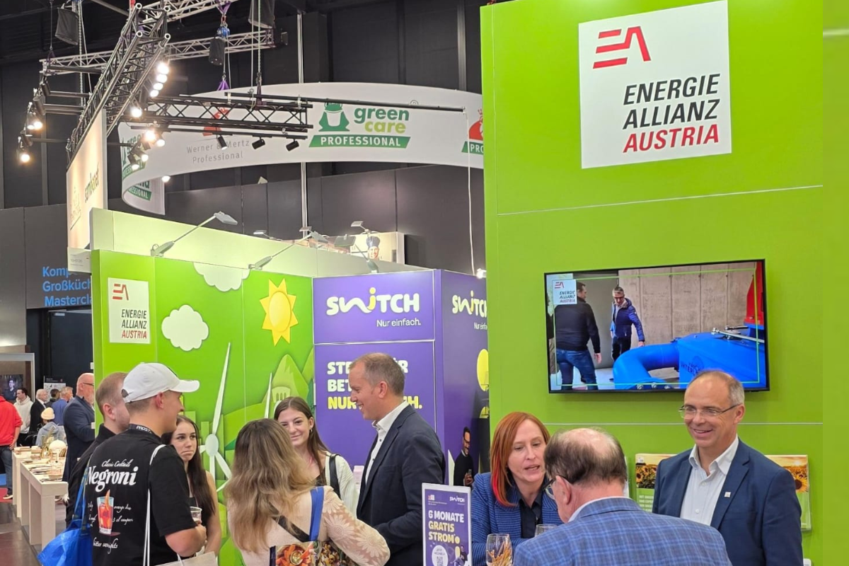 Messestand auf der Gastro