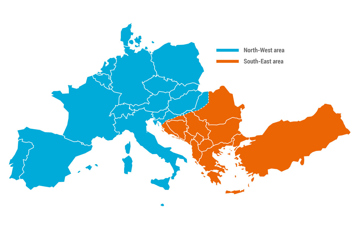 Landkarte Europa