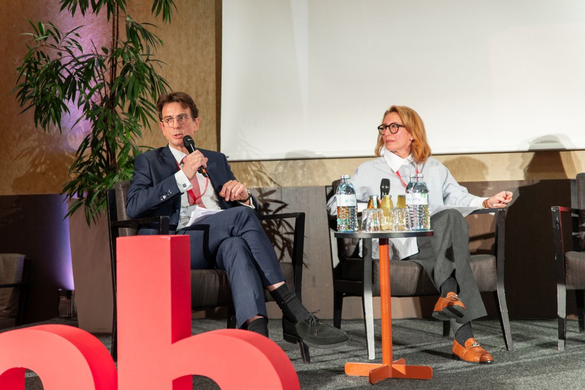 Herwig Hauenschild (EAA) Alexandra Wittmann (EVN) © imh / Studio NEXT 